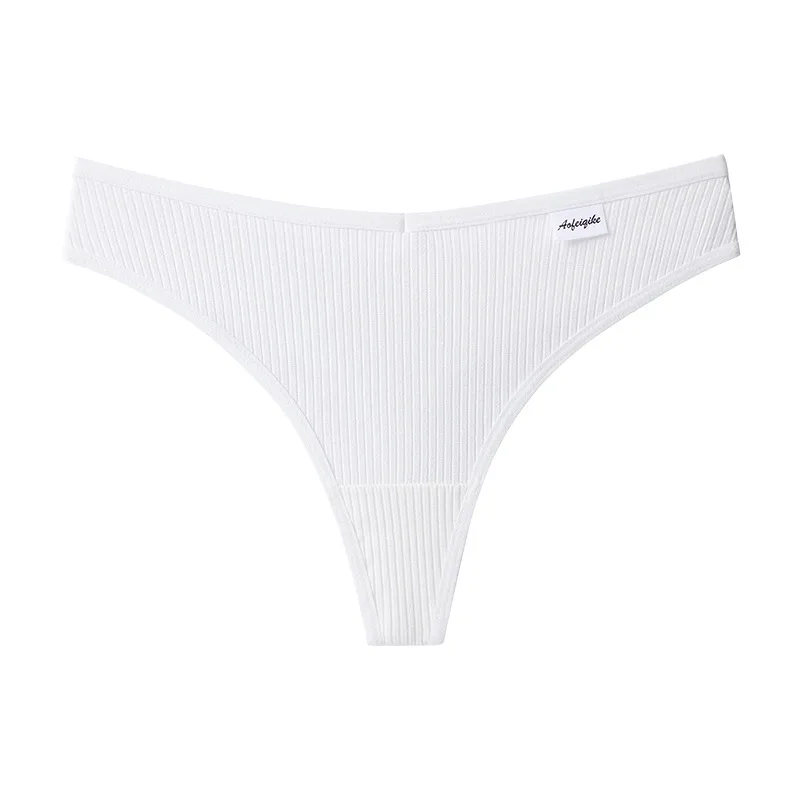 

Pure cotton ladies briefs sexy low-waist seamless breathable underwear women's sports style Japanese threaded cotton high cross