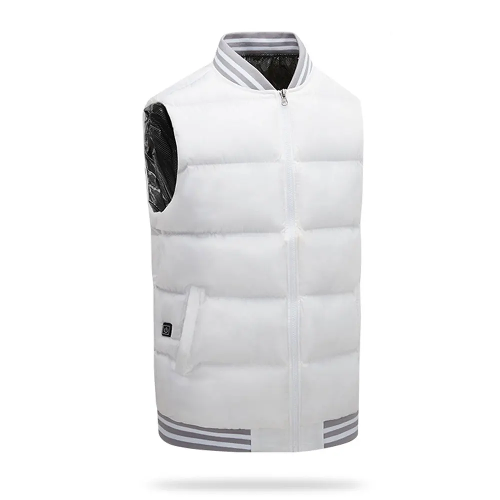 

Intelligent zone 5 Fashion Heated Vest Speed USB Charging Winter Electric Sleeveless Self-heating Vest Warmer Jacket