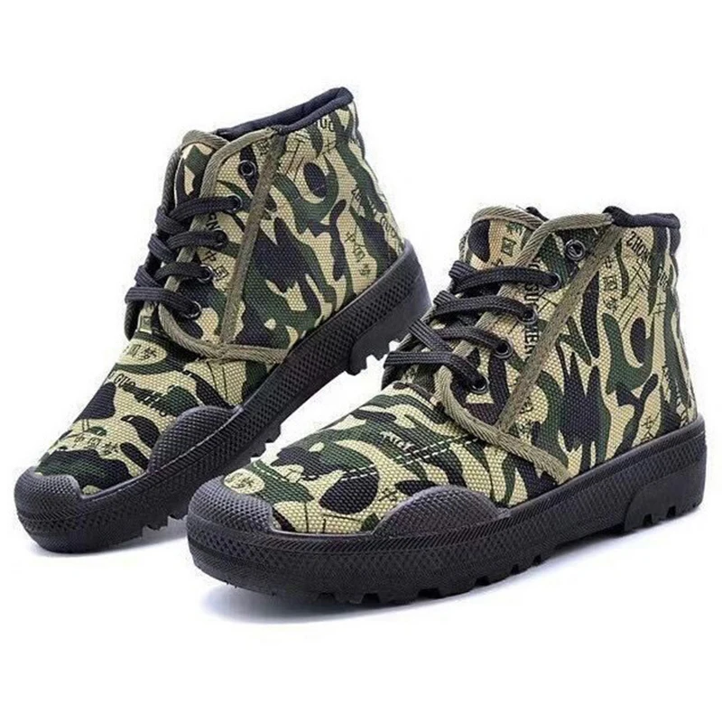 Autumn Boots Men Safety Shoes Unisex Outdoor Army Military Spring Canvas Couple Casual zapatos hombre | Обувь