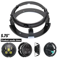 1pcs black chrome 5 34 5 75 inch headlight bracket kit for motorcycle ring mount brackets for 5 75 inch led headlights