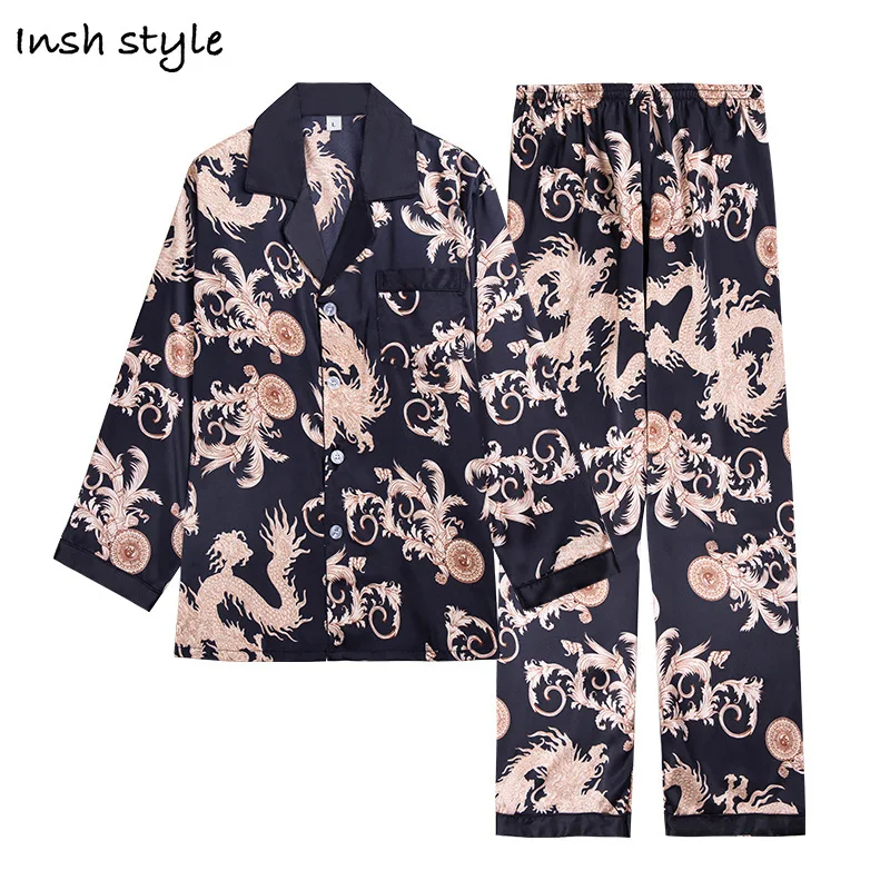 

2PC Men's Long Sleeve Pants Pajamas/Sleepwear