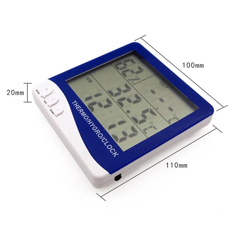EAAGD Hygrometer Thermometer Digital Indoor Outdoor humidity meter with Standing Wall Hanging for humidifiers dehumidifiers |