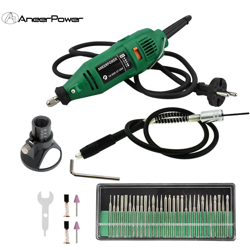 Group B Гравер Dremel Мини дрель 180 Вт Мини DIY сверлильный станок гравировальная ручка шлифовальный мини электрический DIY дрель роторный инструмент полировка шлифовка - Цвет: Group B