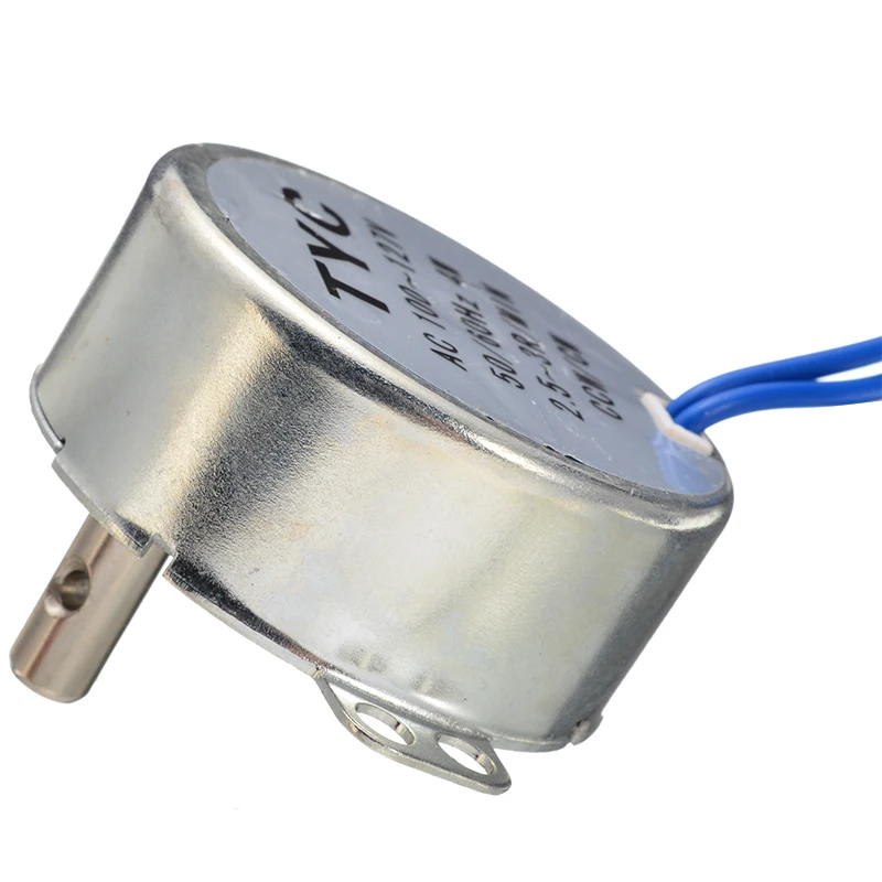 1 шт. Проигрыватель Синхронный двигатель CCW/CW направление 4W 50/60Hz 2,5-3 оборотах переменного тока 100-127 в электродвигатели для вентилятор микроволновая печь Mayitr