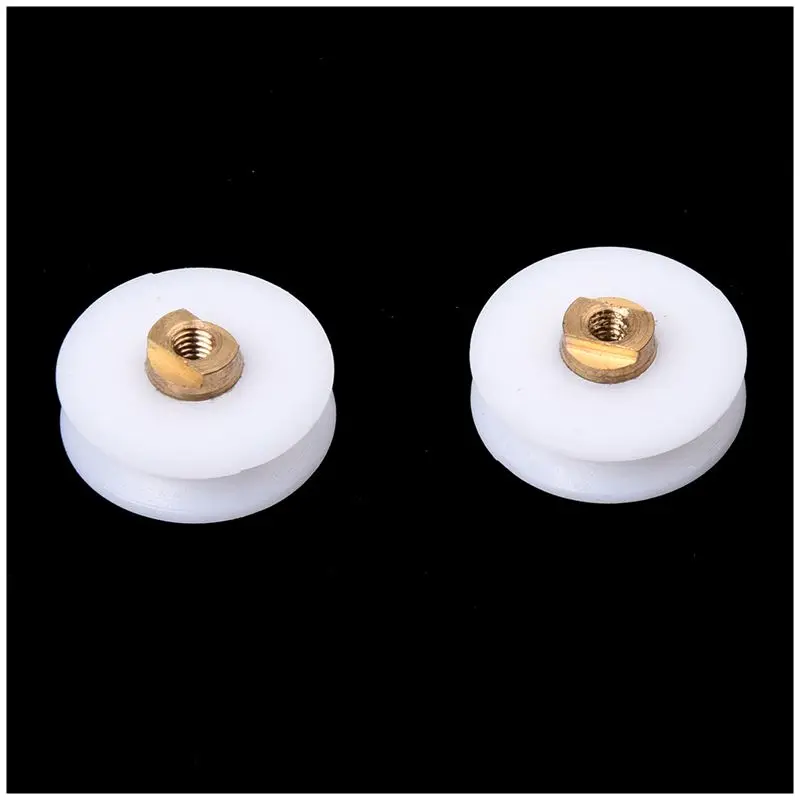 6 шт нержавеющая сталь Замена ванной Душевой двери ролики бегуны колеса 22 5 мм