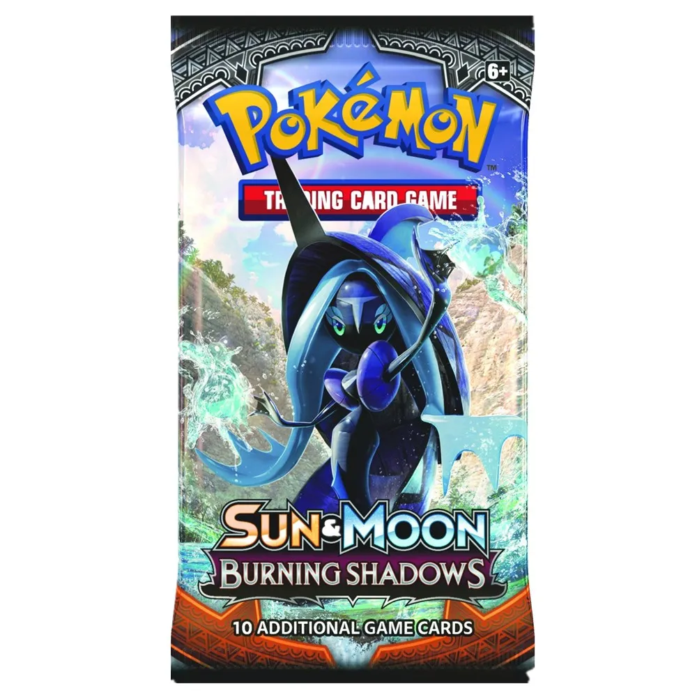 

324Pcs Pokemon Card Sun & Moon Burning Shadows Box (Pack of 36) Trading Card Game Kids Collection Toys