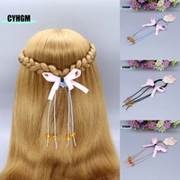 new fashion silk scrunchie hair ties wholesale elastic hair band hair rubber band girls hanfu hair accessory d06 6