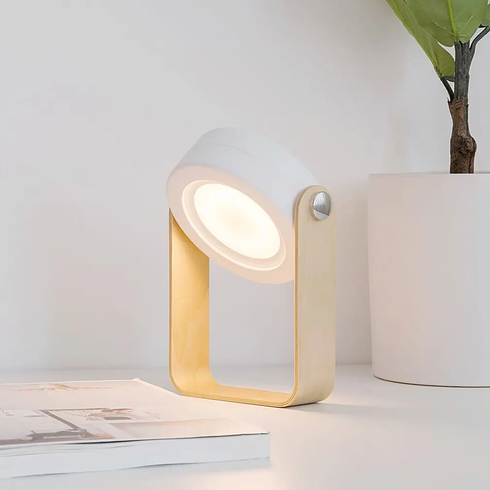 

Светодиодный ночник, складной портативный приглушаемый светильник для чтения с зарядкой от USB, прикроватная лампа для детской спальни