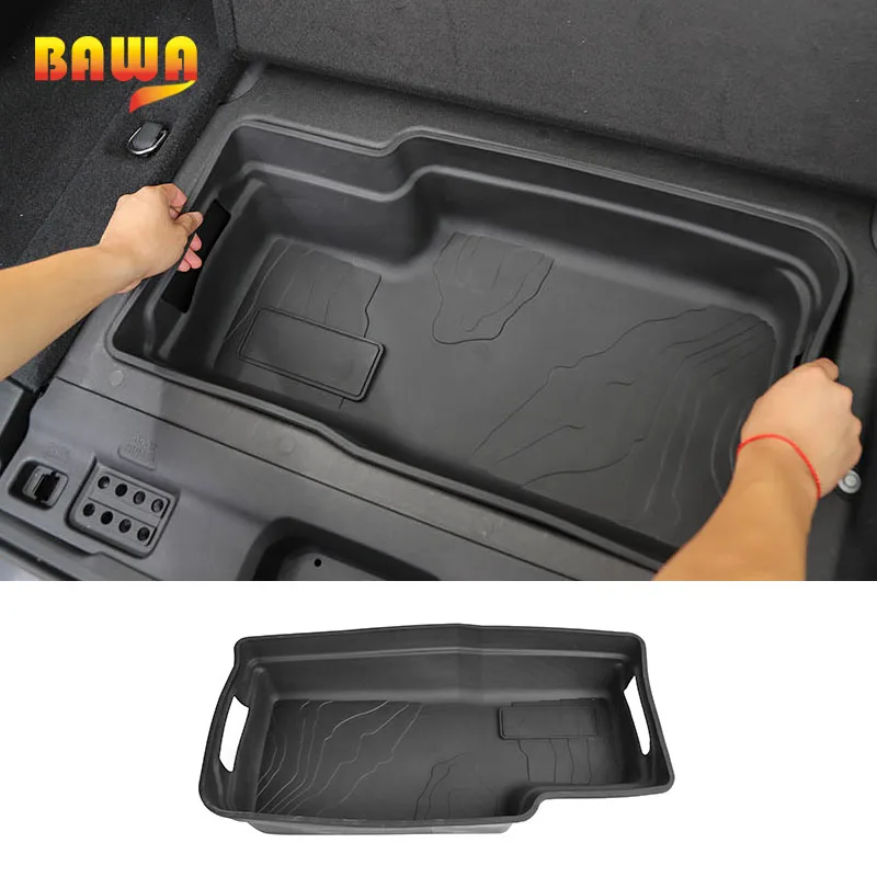 Резиновый коврик BAWA для хранения в багажнике Jeep wrangler Sahara jl 2018 2019|Все уборки| |