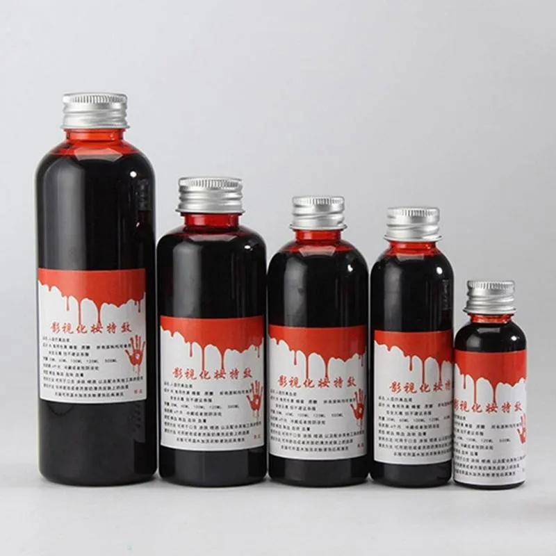 

Ultra-realistic Fake Blood Diy Halloween Horror Fake Joke Bottle Drop Simulation Props Holiday Party Supplies Novelry Gag Toys