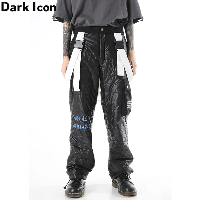Комбинезон с хлопковой подкладкой Dark Icon зимние крутые брюки для мужчин и женщин