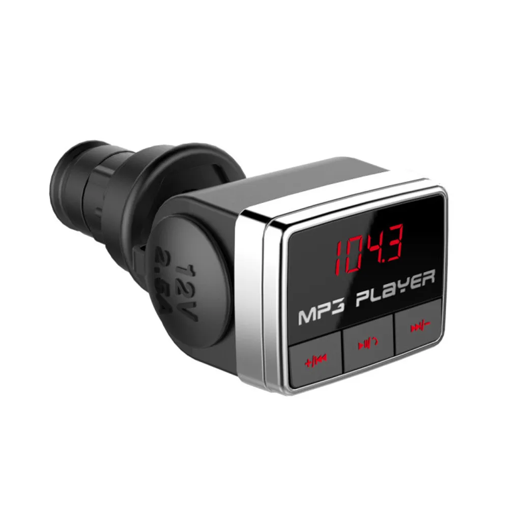 Fm-трансмиттер автомобильный с ЖК-дисплеем mp3-плеером беспроводной Bluetooth 4 6 А |