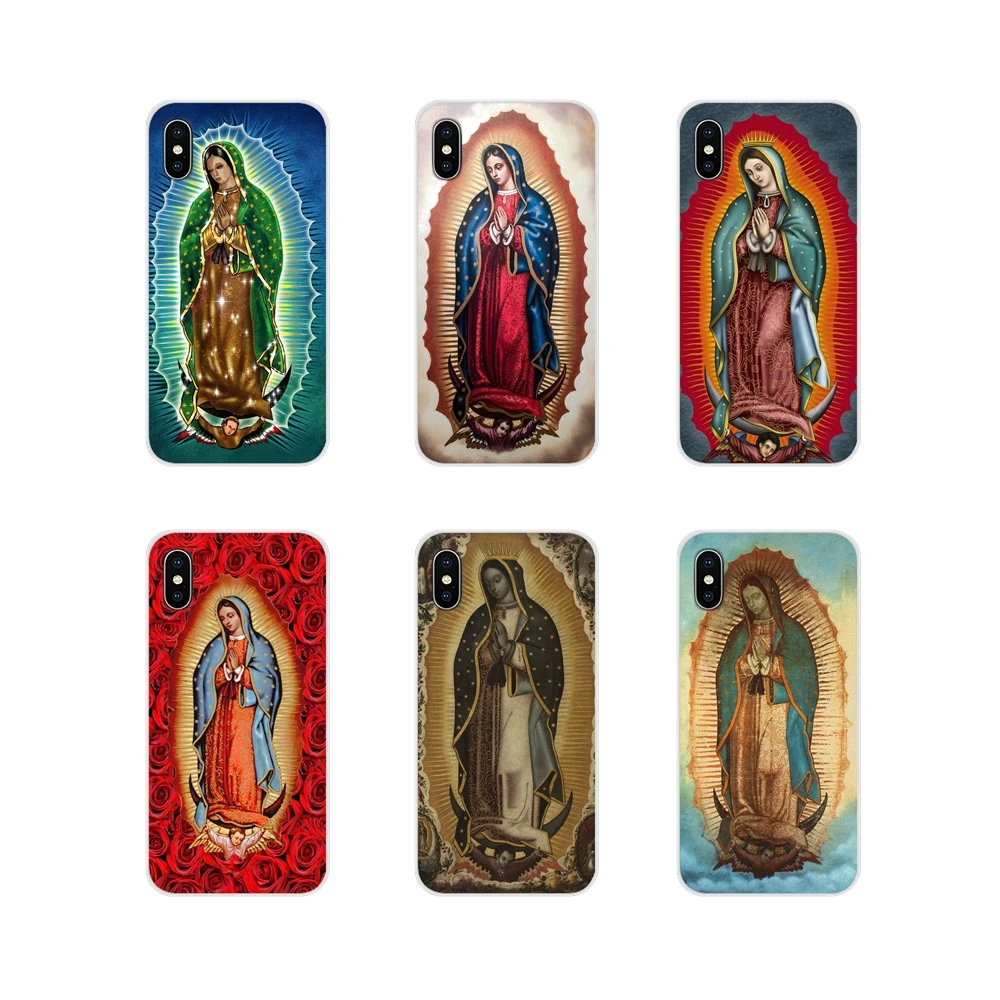 Для BQ Aquaris S 5059 5035 6040L C V Plus X X2 Pro U U2 Lite M 2017 E 4.5 E5 X5 на русский язык переводится следующим образом: Чехлы Virgin De Guadalupe Virgen Mary Soft Shell.