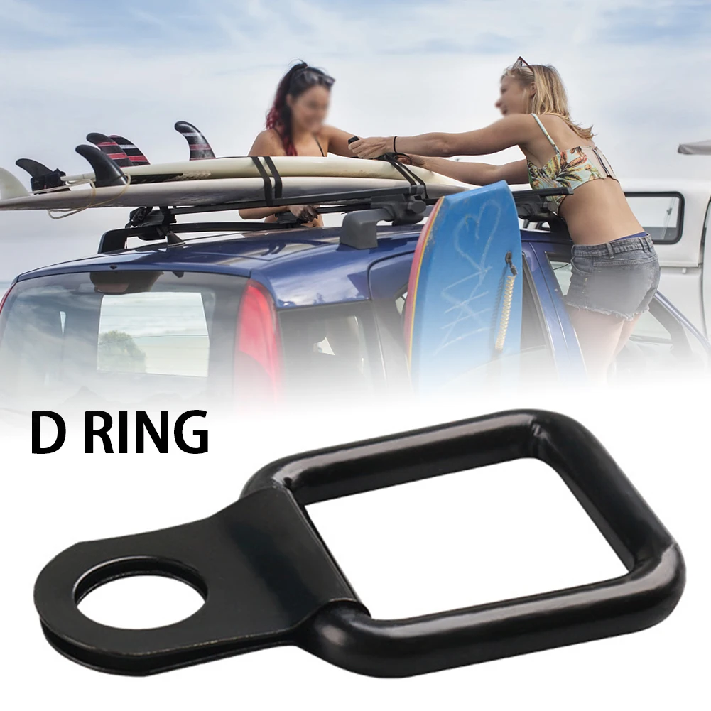 

8pcs Fastener Clips Trunk Cargo Universal D Rings Anti Rust Tie Downs Surface Mount Car Interior Iron Hardware for Jeep