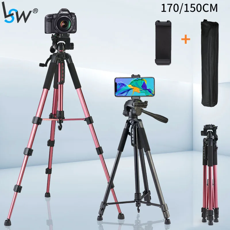 170CM Tripod for Camera with Carry Bag Phone Holder Travel Lightweight For Video/DSLR/Canon/Sony/Photography/Mobile | Мобильные