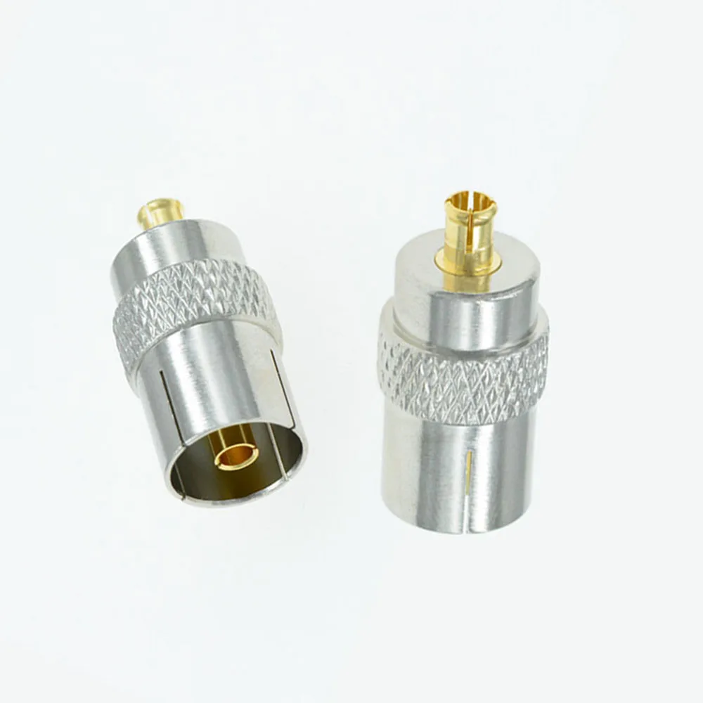 Штепсельная вилка MCX к гнездовому адаптеру телевизора IEC DVB T для тв тюнера RTL2832U