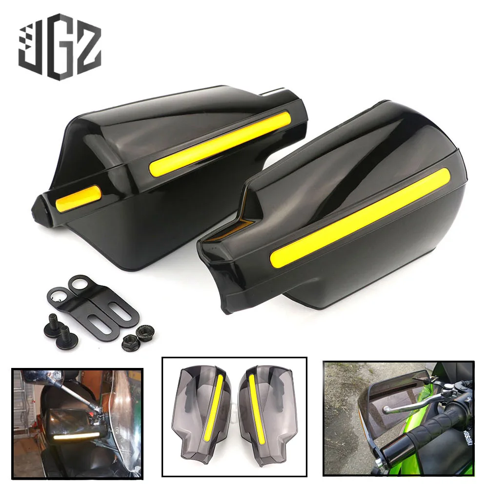 Защита для рук на мотоцикл универсальная защита от ветра лобовое стекло 22 мм Kawasaki