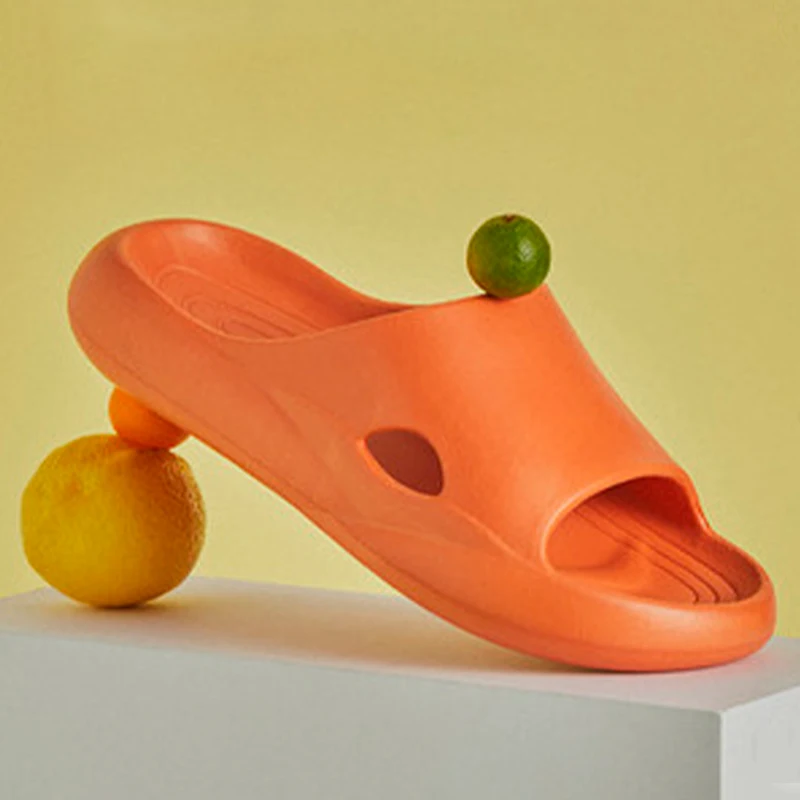 

Тапки женские домашние с открытым носком, сандалии на толстой подошве, выразительные домашние Тапочки для ванной, обувь женская