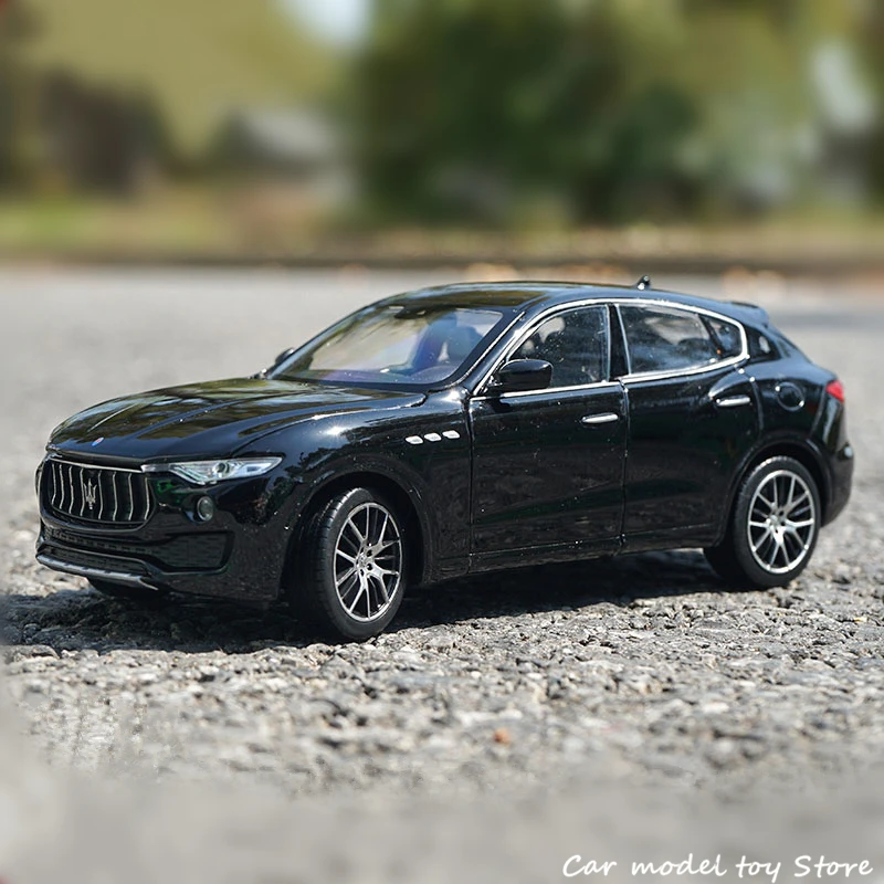 

Модель автомобиля WELLY 1:24 Maserati Levante, черная модель автомобиля из сплава, декоративная коллекция, игрушечные инструменты, подарок