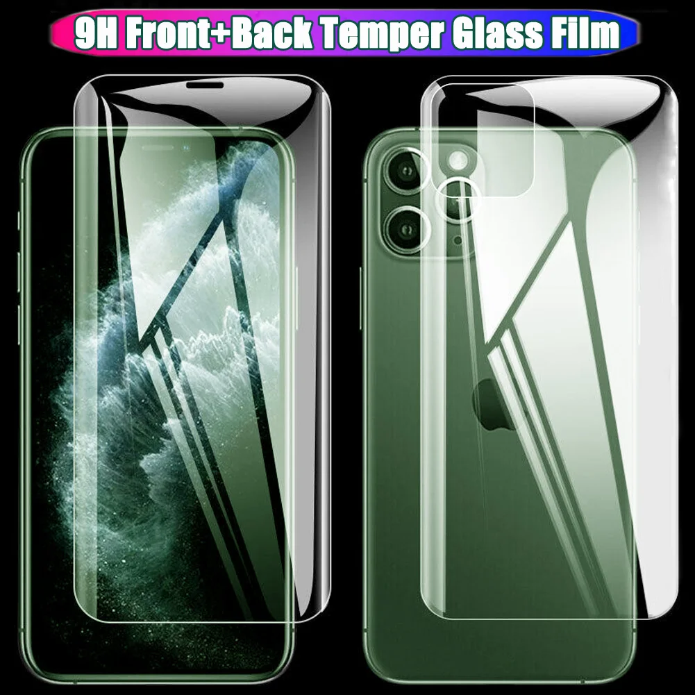 Новинка фронтальная + задняя объектив пленка для камеры iPhone 11 Pro Max закаленное