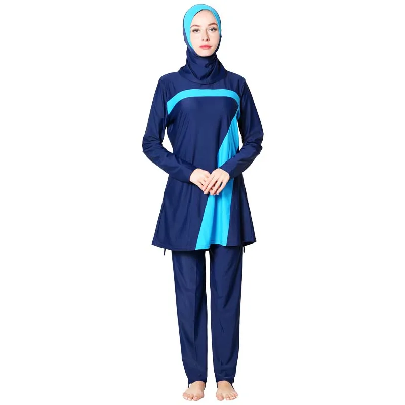 DROZENO Muslim Women slamic Swimsuit Full Face Hijab Swimming Beachwear Sport Clothing Burkinis Spa Swimwear | Спорт и развлечения