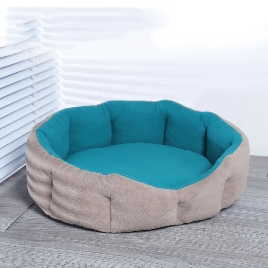 Для домашних животных домик для собак и щенков кровать подушка флисовый Набор