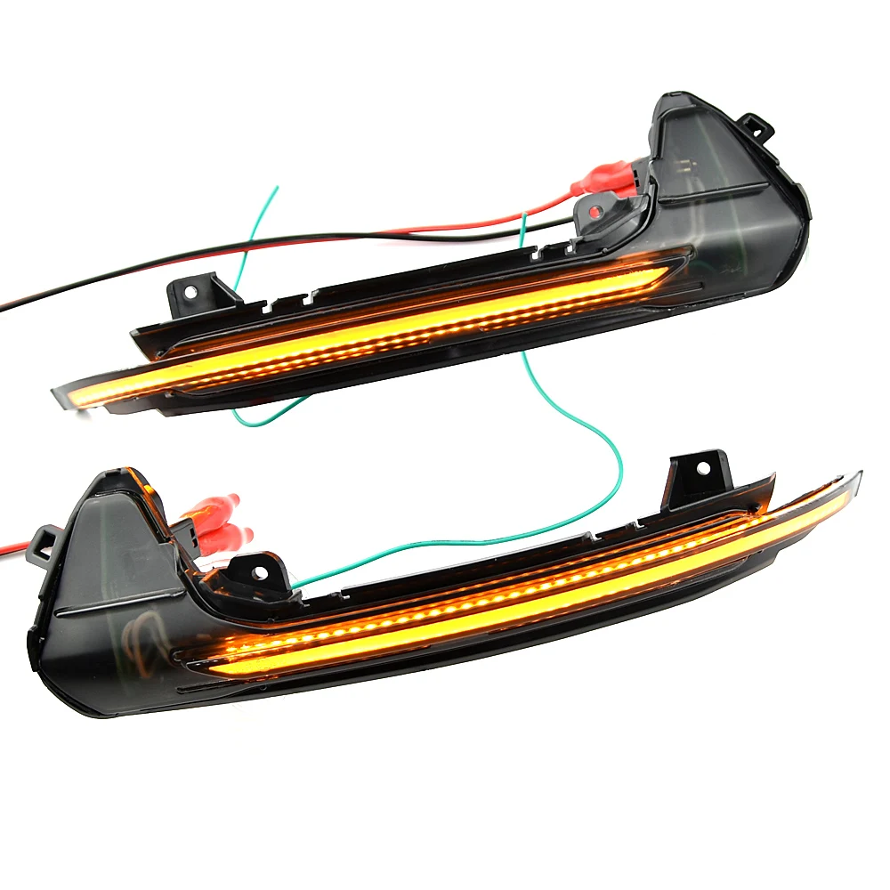 

For Audi A6 C7 S6 4G RS6 Dynamic Scroll LED flowing Turn Signal Side Mirror Lights Sequential blinker 2012 2013 2014 2015-2018