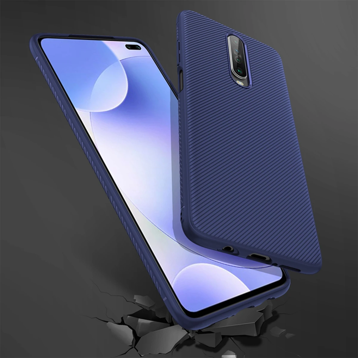 Для Xiaomi Redmi K30 5G чехол для телефона мягкий термополиуретановый устойчивый к