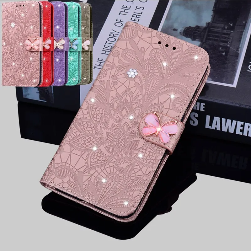Чехол книжка Алмазный для Huawei Mate 20 Lite Pro P30 P40 Y7A Honor 7A 7C 8C 8A 8S 9A 9X 10i 30i 10