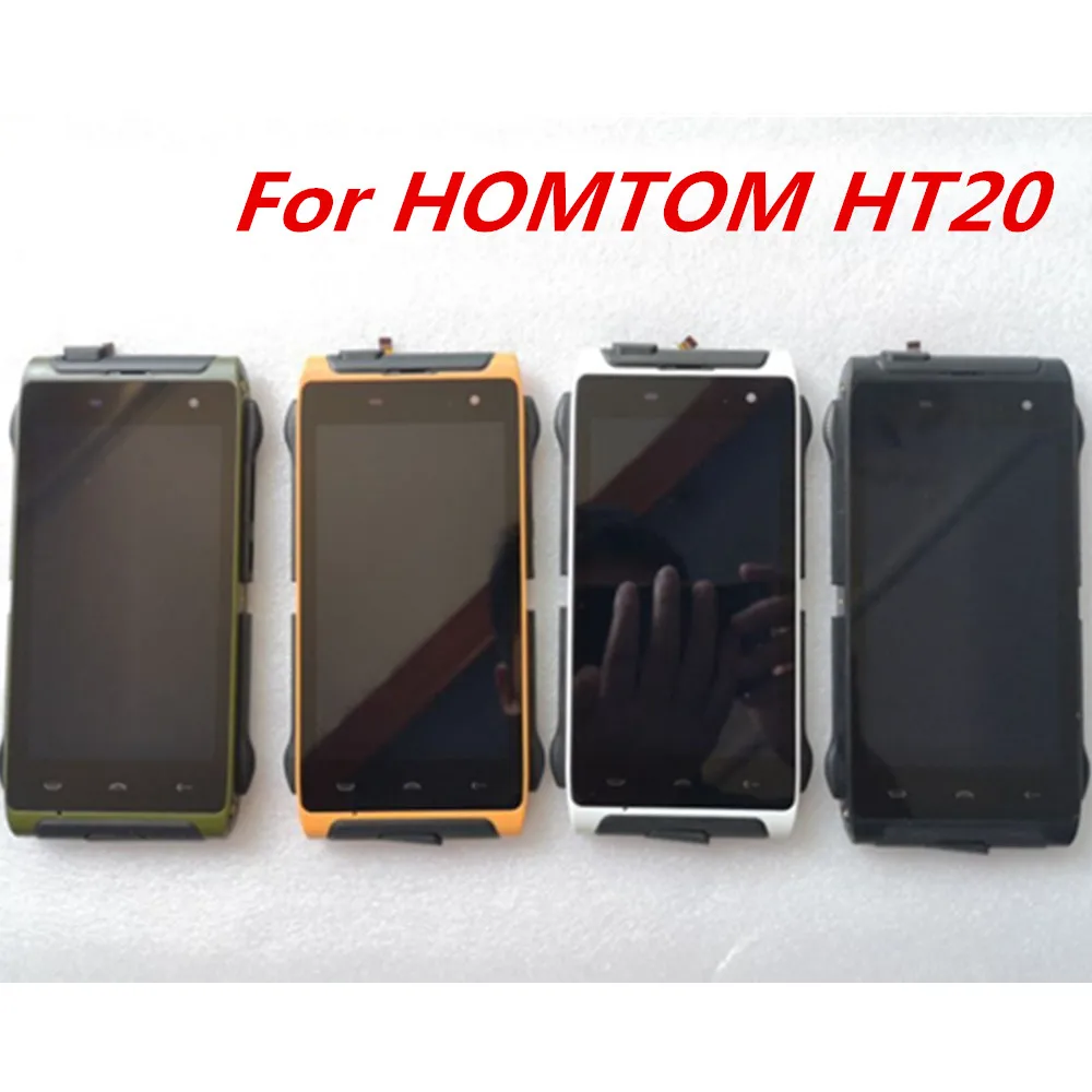 Оригинальный ЖК дисплей с рамкой и тачскрином для дисплея HT20 4 7 дюйма дигитайзер