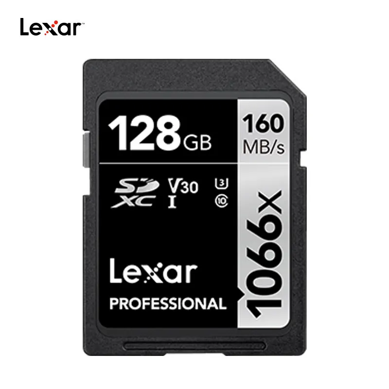 Lexar 1066X оригинальный sd-карты макс. скорость чтения 160 МБ/с. 64 Гб 128 256 SDXC UHS-I U3V30