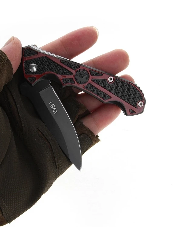 Тактический складной нож твердость 55HRC лезвие 3Cr13 ручка из нержавеющей стали