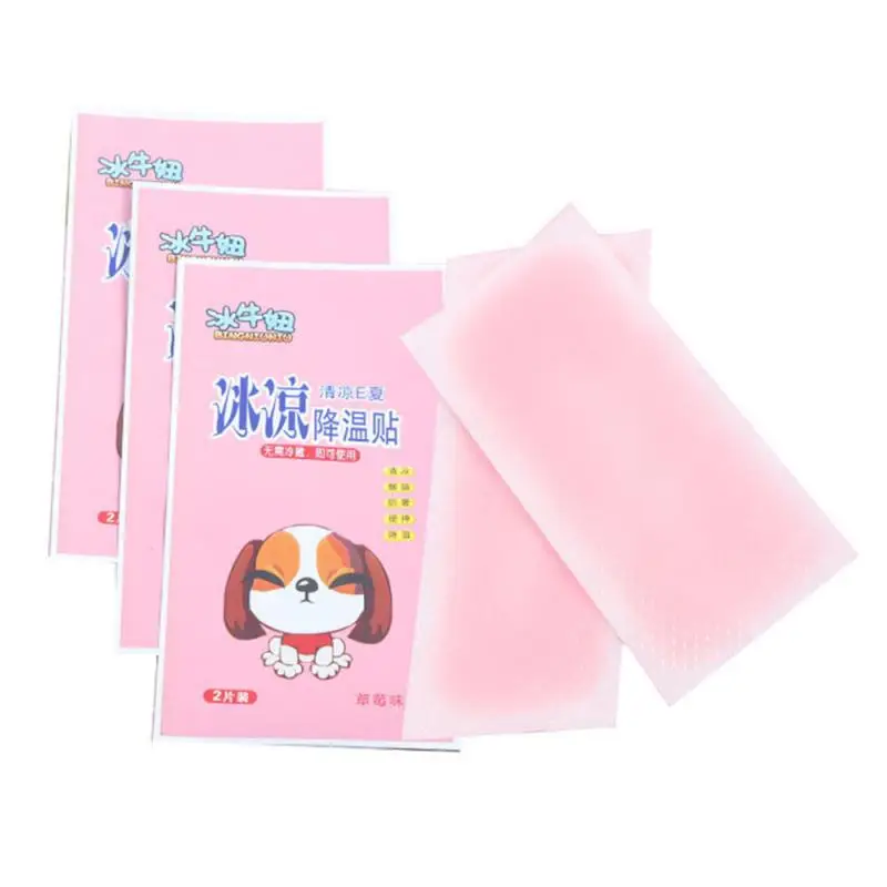 10 шт. детский охлаждающий гель лист для облегчения боли головная боль понижает