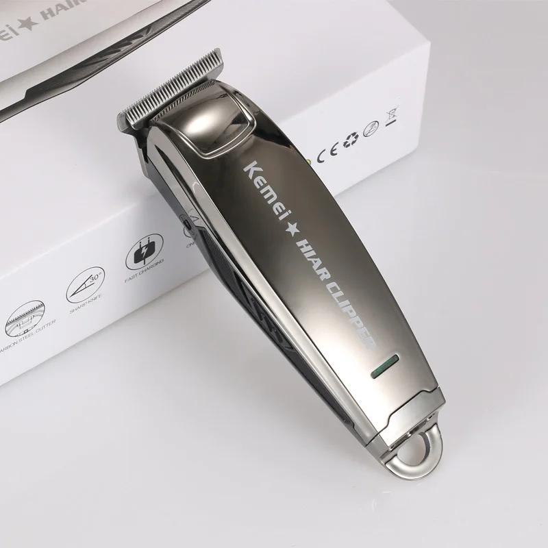 Kemei Mini Hair Clipper 0mm Electric Trimmer Professional Haircut Shaver KM-2812 Carving Hair Beard Trimer Machine Styling Tools sapphire square al2o3 single crystal substrate 10 0mm 10 0mm 0 4mm window film epitaxial coating double polishing