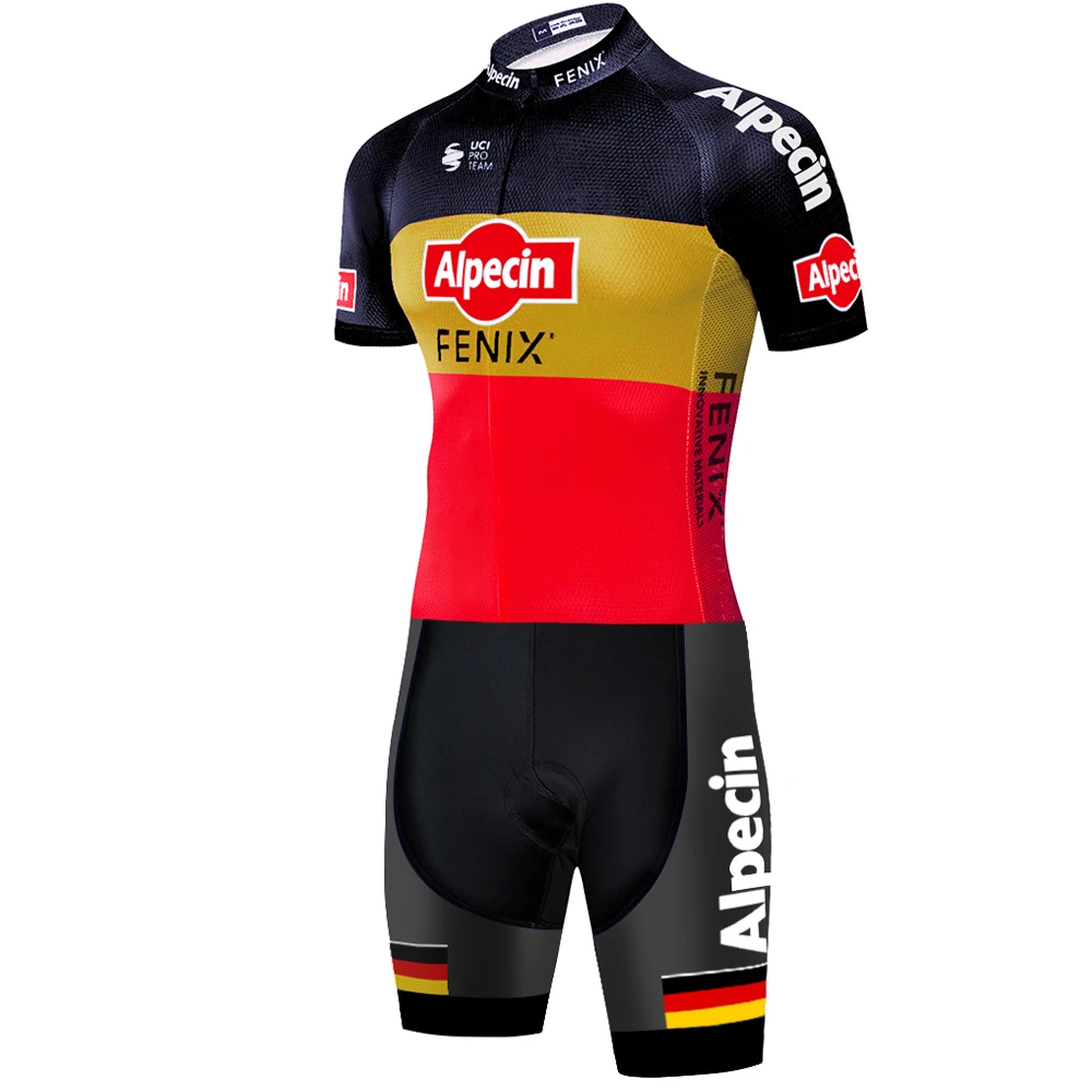 Велосипедный костюм alpecin fenix Мужской Быстросохнущий комбинезон для велоспорта