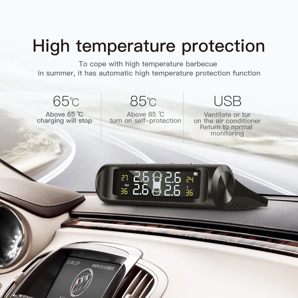 Система контроля давления в шинах TPMS система режиме реального времени 4 датчика
