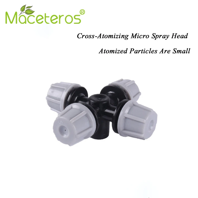 

MACETEPOS 10 шт. Регулируемая Распылительная насадка, перекрестная распылительная микро-насадка, распылитель для садоводства, четыре выходные н...