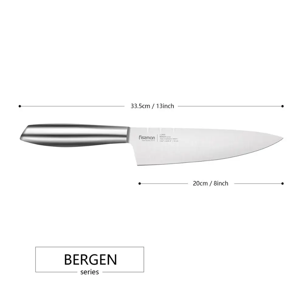 8 дюймовый шеф повар нож Берген серии из нержавеющей стали кухонные ножи|Кухонные