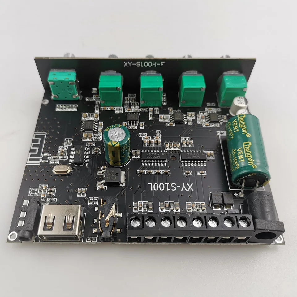 Плата усилителя Bluetooth 2*50 Вт + 100 мощный сабвуфер звук класса D домашний кинотеатр