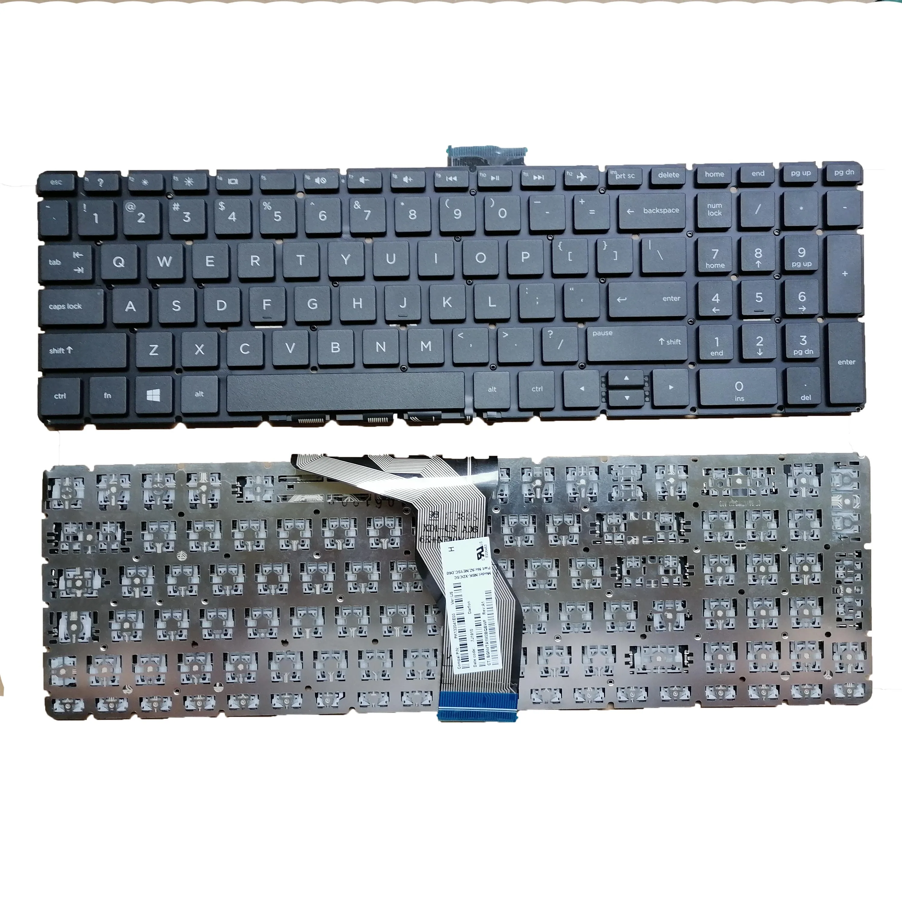 

New Laptop Keyboard For HP 15-BS 15-BW 15-bs573tx 15-bs007tx TPN-C129 925008-001 PK132041E00 No-Backlit