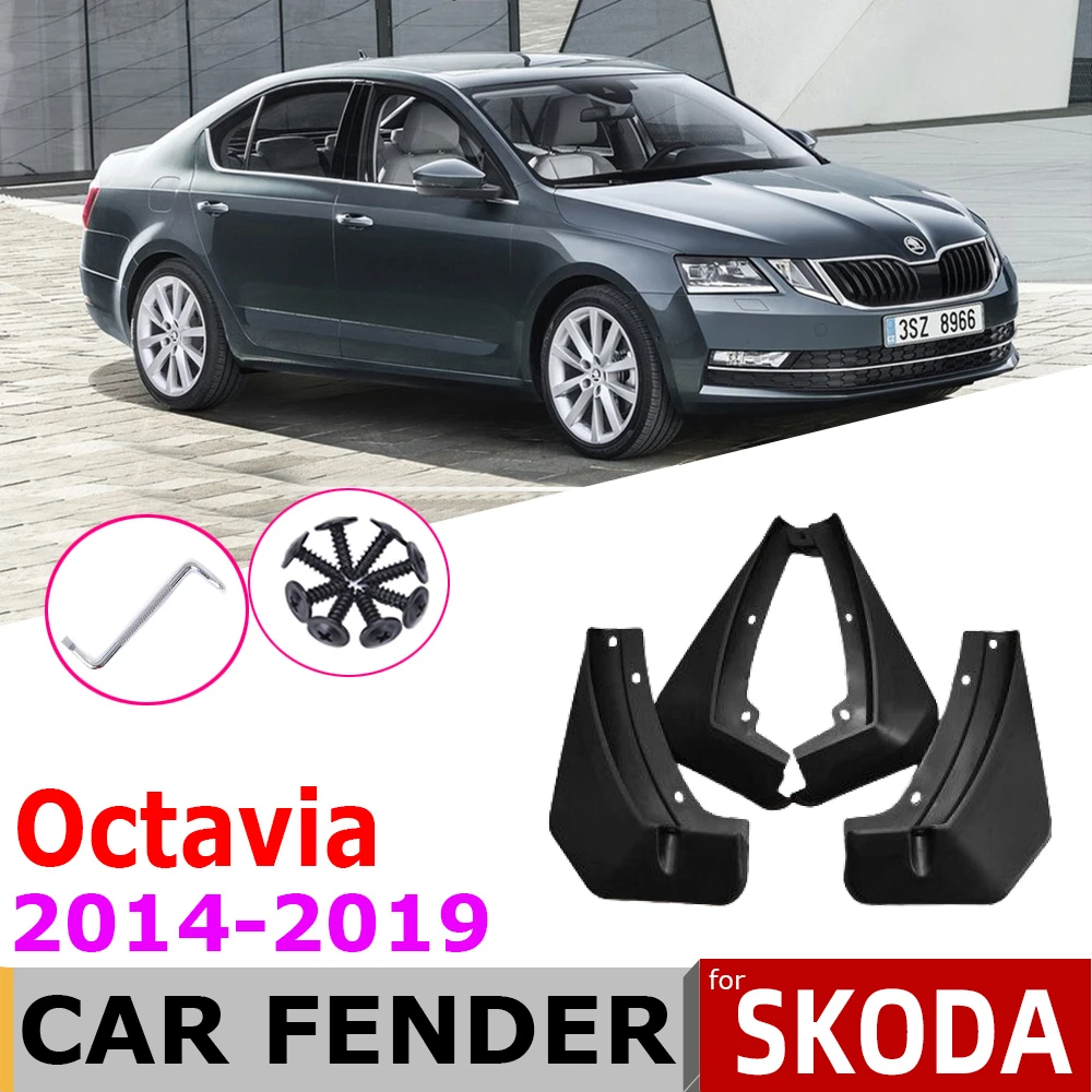 Брызговик для Skoda Octavia 3 Sedan MK3 A7 5E 2019 ~ 2014 брызговик брызговики аксессуары 2017 2016 2015 |