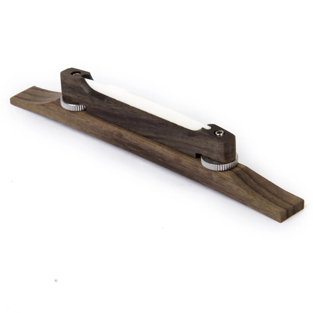 Палисандр Мост с костяным седлом для Archtop Джаз гитары мандолин части lutier | Спорт и