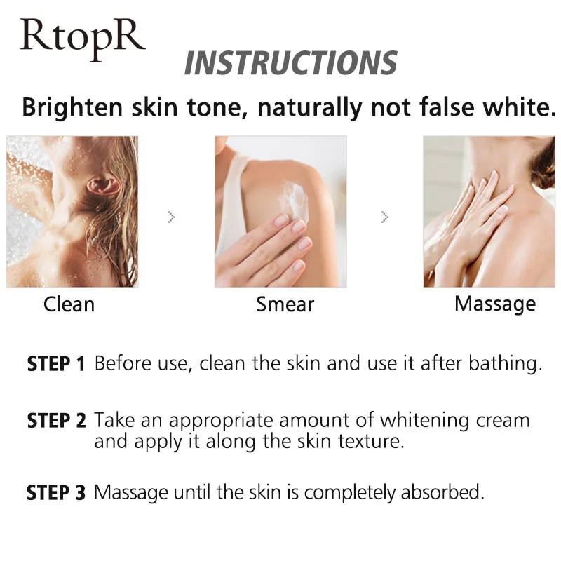 Natural Face Body Cream Whitening Moisturizing Brightening Underarm Private Armpit Skin Care TSLM2 |