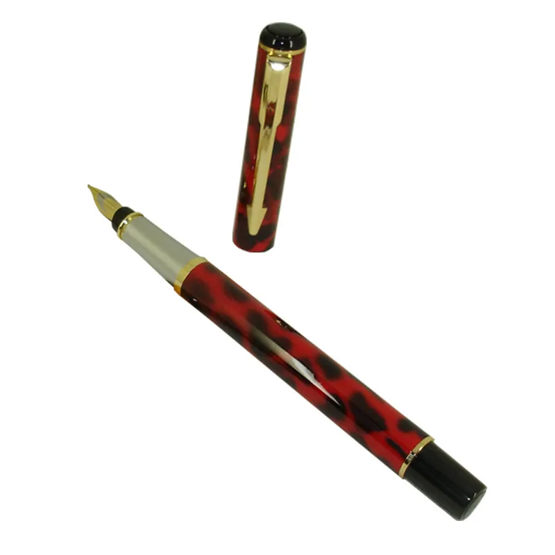 

ACMECN School Students Fountain Pen Stainless Steel Slim Liquid ink Pen Multi-color 0.5mm Finance Signature Brand ink Pen