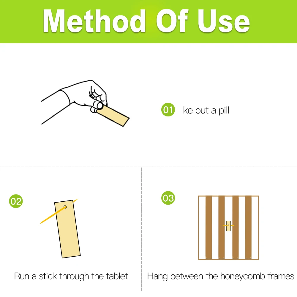 80 шт флувалинат полоски клеща Пчеловодство Товары добавка с высокой