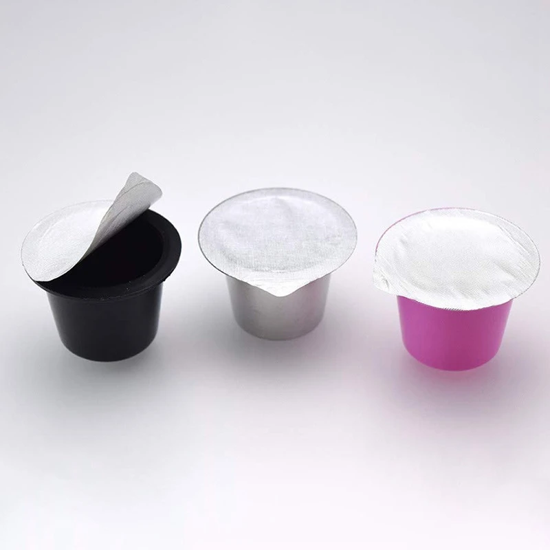 AD-200PCS алюминиевая для эспрессо крышки фольги уплотнения многоразовые капсулы