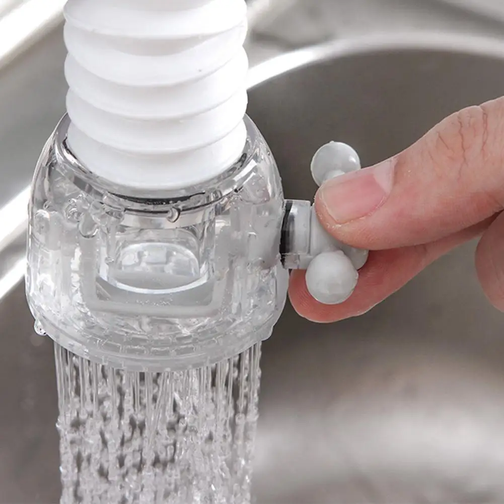 360 Degree Rotatable Nozzle Faucet Filter Nozzle Kitchen Faucet Splash 3 Mode Nozzle Faucet Filter Extended Water Saving Device