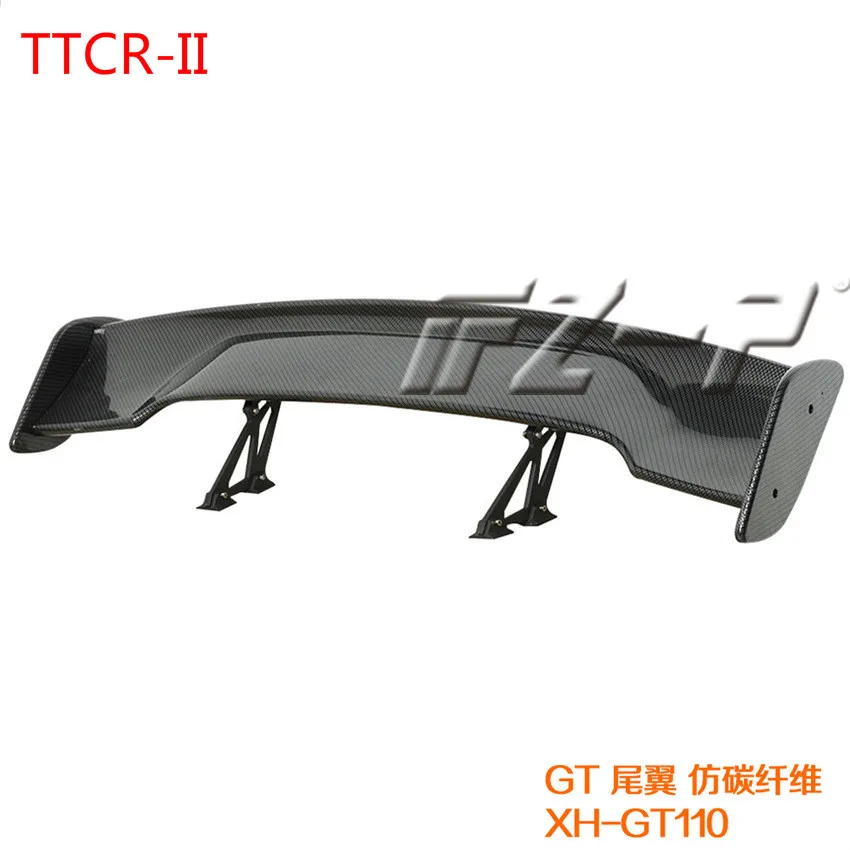 Внешняя отделка для автомобиля 145 см ABS Спойлеры GT углеродное волокно крыло