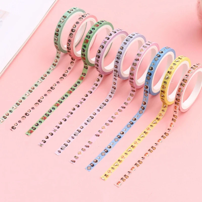 

Blade Animation Peripheral And Paper Tape - Packaging Decoration Stationery Tape 9 Styles Of Office Stationery 0.5 * 5m