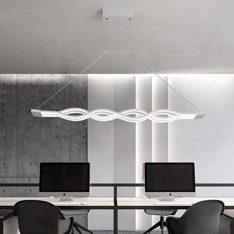 Современные алюминиевые светодиодные подвесные светильники люстры с